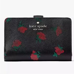 Kate Spade Madison Rose Toss
Printed Medium Compact Bifold
Wallet